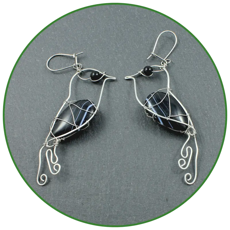 designové náušnice