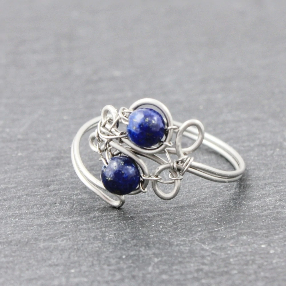 Prsten lapis lazuli