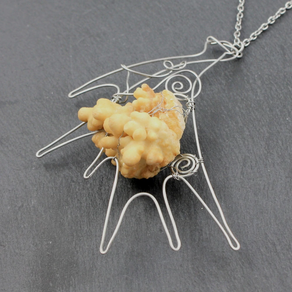 Přívěsek z chirurgické oceli Losí paroh