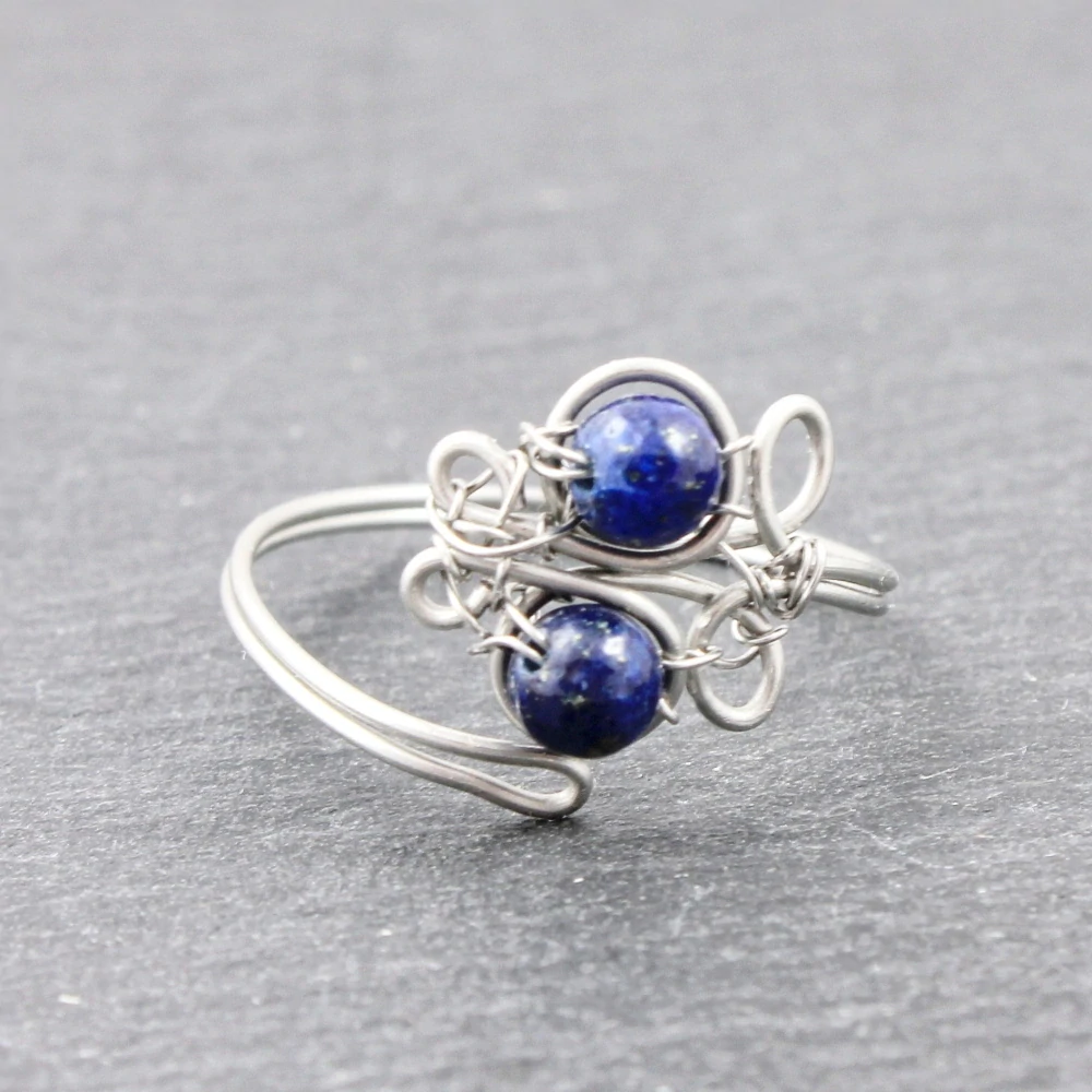 Prsten lapis lazuli