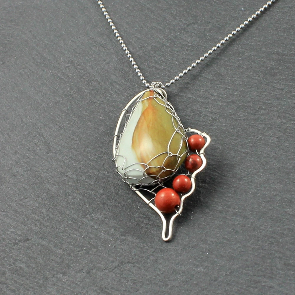 Designový šperk s jaspisy