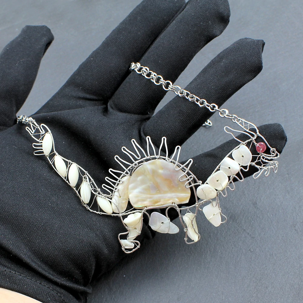 Náhrdelník Šťastný drak s rubínem