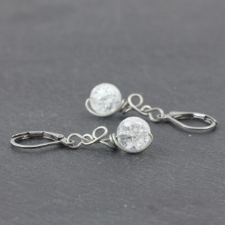 Křišťálové náušnice – model Zrození